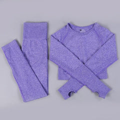 Women 2pcs Seamless Yoga Set
