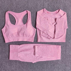 2/3/5PCS Seamless Women Yoga Set